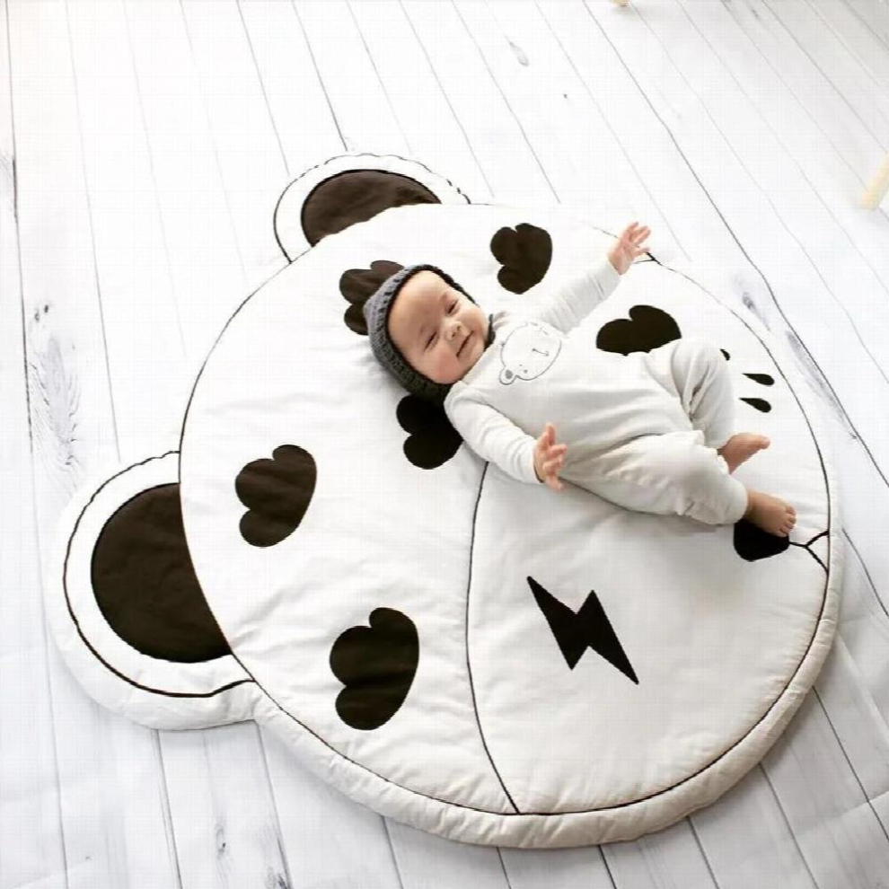 Childrens Room Decoration Baby Play Mat Cotton Crawling Blanket Cloud Lightning Comfort Cushions Kids Rug Carpet to the Nursery