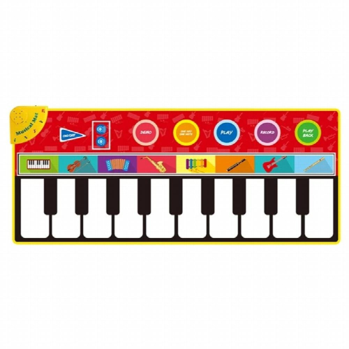 Childrens Simulation for Play Toys Dance Portable Polyester Piano Mat
