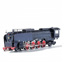 Steam Locomotive 3D Metal Puzzle Cartoon Train Glue DIY Assembled Model Kits Jigsaw Puzzles Educational Toys
