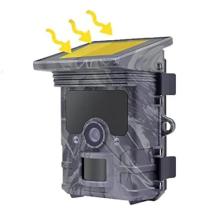 Solar Trail Game Camera 24MP 1296P Night Vision Waterproof Wildlife Cameras