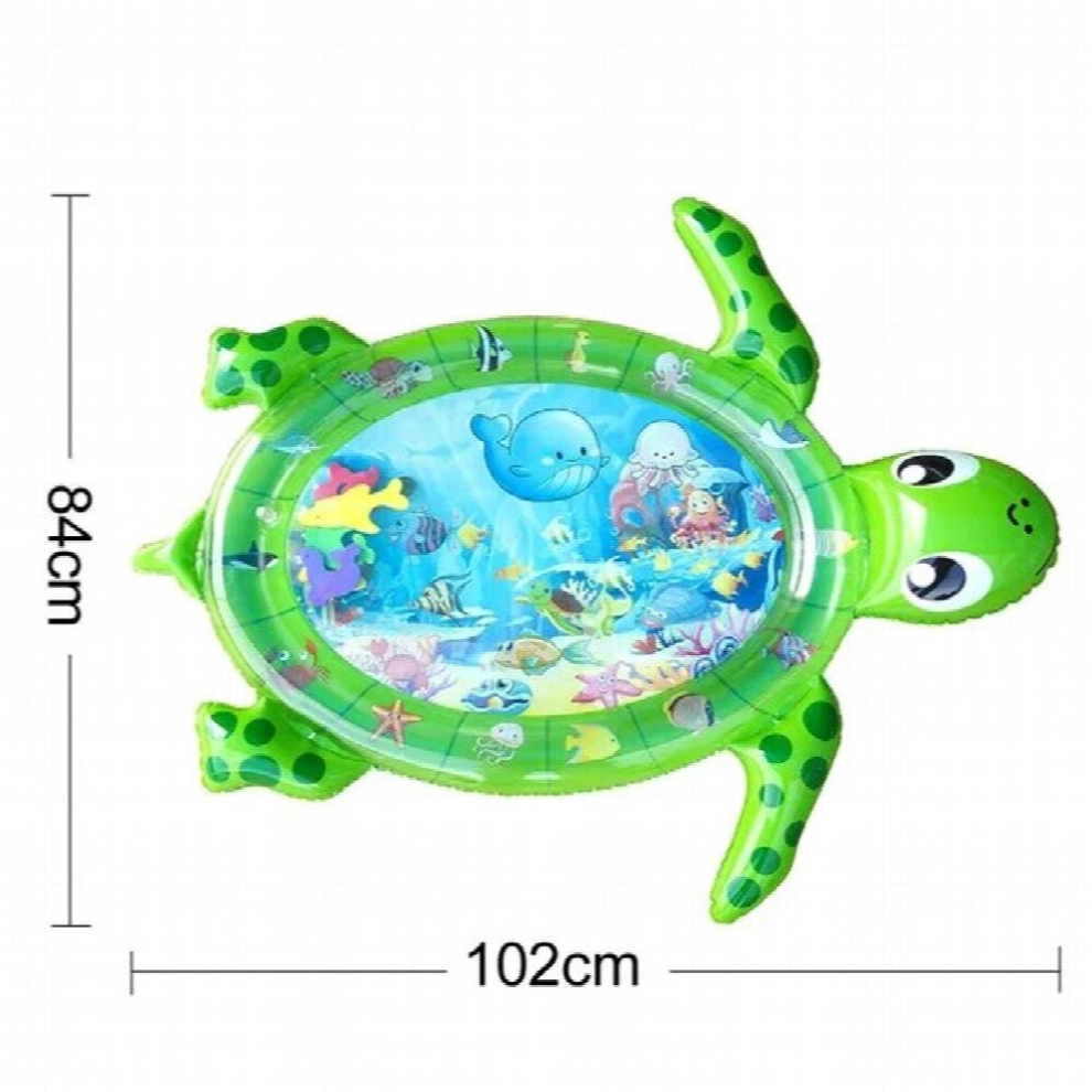 Baby Kids Water Play Mat Inflatable PVC Infant Tummy Time Playmat Toddler Water Pad For Baby Fun Activity Play Center