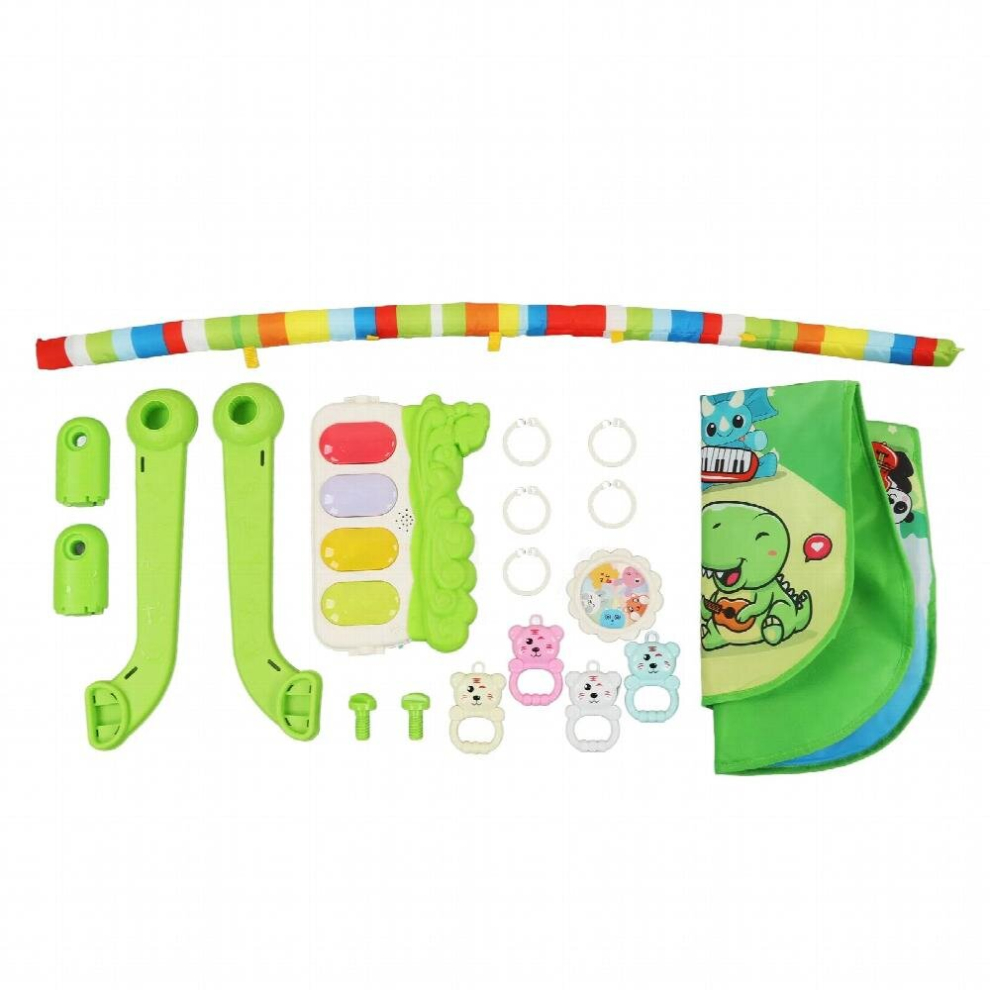 Baby Gym Game Pad Musical Activity Center Kick Play Piano Gym Mat for Newborn Toddler Infant Baby Activity Gym