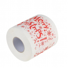 Christmas Toilet Paper Roll Santa Claus Funny Tissue Napkin for Xmas Bathroom Decor Novelty Gift Idea Party Favor Supplies