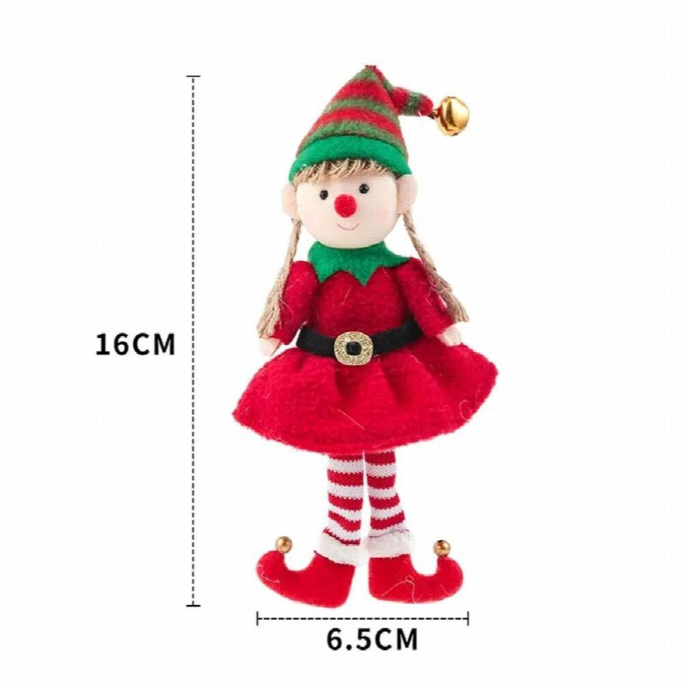 Year Christmas Elf Doll Ornaments Xmas Tree Hanging Pendant Navidad Santa Kids Gift Christmas Home Decoration-image-OPC-PD22H57-NEW