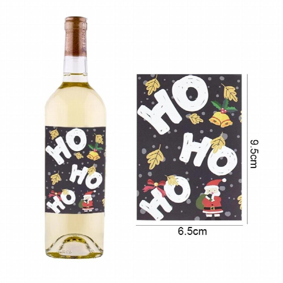 24pcs Christmas Wine Bottle Label Stickers Santa Claus Snowman Xmas Sticker Year Navidad Christmas Decorations For Home-image-OPC-PD22K5Q-NEW