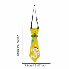 1PC Felt Christmas Tie Santa Claus Snowman Elk Xmas Tree Tie Kids Gift Party Happy Year Merry Christmas Navidad Decor