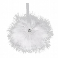 (8x8cm White Deep Sapphire-1pc) 1/5/10Pcs Feather Wing Christmas Tree Decor Hanging Feather Star Bauble Ornament Wedding Decoration Navidad Noel Year