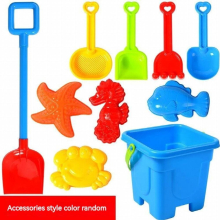 Kids Playing Sand Beach Toy Set Castle Bucket Spade Shovel Rake Water Tools Child Safety Summer Silicone Outdoor Sand Toy