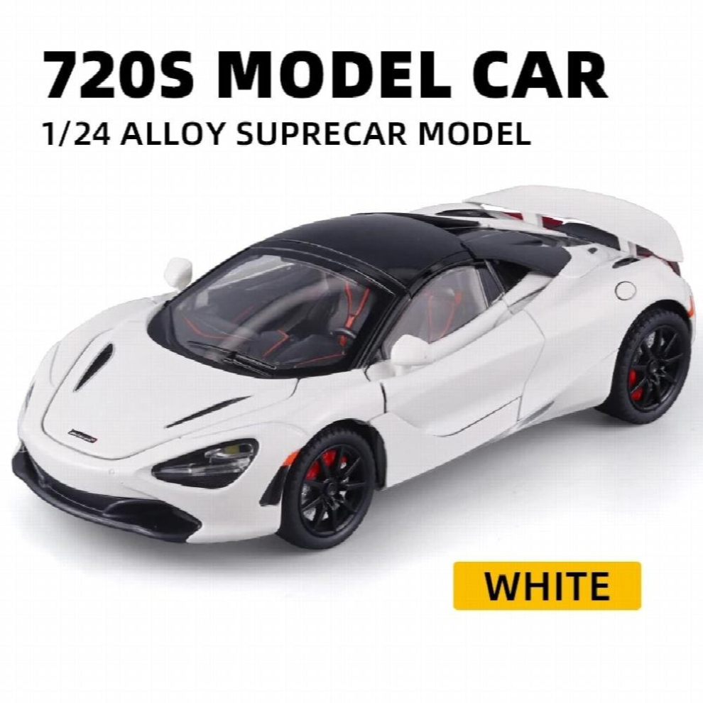 1/24 720s Sportcar Sound & Light Miniatures Alloy Diecast Model Car Presents For Boyfriend Toys For Kids Christmas-image-OPC-PD22N99-NEW