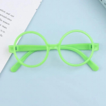Kids Glasses Frame Children Green Light Glasses Encanto Girls Mirabel Cosplay Party Halloween Round Light Kids Glasses
