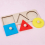 Three-Dimensional Early Cognition Geometric Shape Board 3D Geometric Board 3D Puzzle Activity Board Hand Grabbing Board 6
