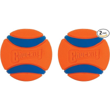 ChuckIt! Ultra Ball Dog Toy, Durable High Bounce Floating Rubber Dog Ball, Launcher Compatible Toy For Dogs, Medium (Pack of 2)