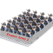 (A-3) 24 Pcs/Lot WW2 Military Figures Building Blocks Nation Army Soldiers Assemble Bricks Educational For Boys Christmas Gift Toys