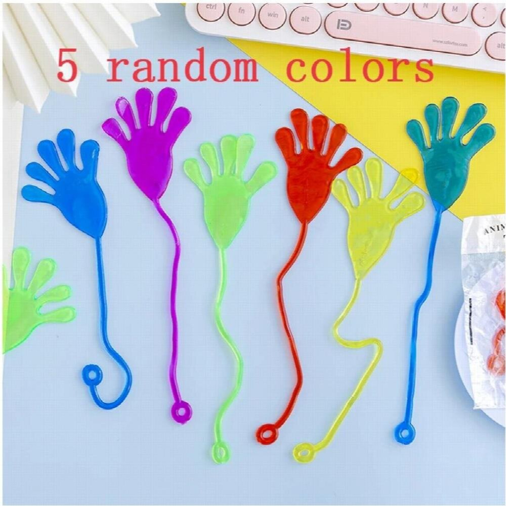 Sticky Hands Party Favors for Kids Birthday Supplies Fun Toys Party Favors, Wacky Fun Stretchy Glitter Sticky Hands Party Favors