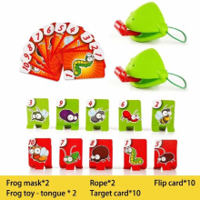 Hot Frog Mouth Tongue Out Board Game Parent Child Interactive Puzzle Tabletop Training Response Toy Children Birthday