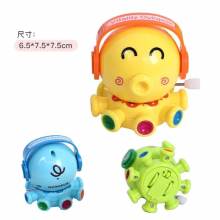 Animal Rope Clockwork Toy ABS Glowing Toy Childrens Jump Chicken Unicorn Child Octopus Turtle Toy for Boy Kids Pull Back