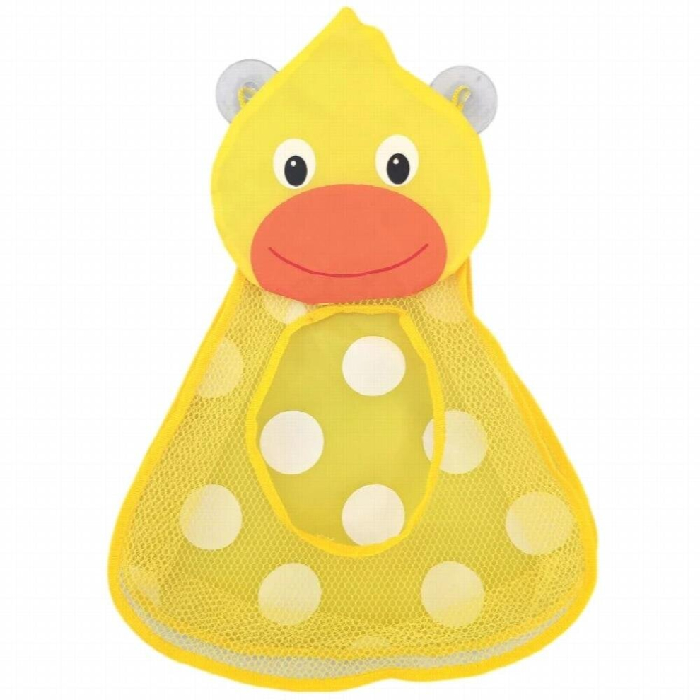Baby Shower Toy Duck Frog Net Toy Storage Bag Strong Suction Cup Baby Shower Game Bag Bathroom Organizer Water Toy