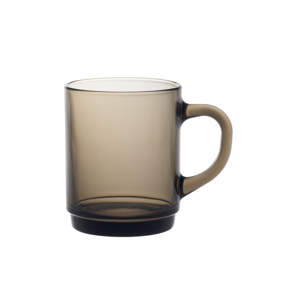 Duralex 26 cl Versailles Smoke Mug, Pack of 6