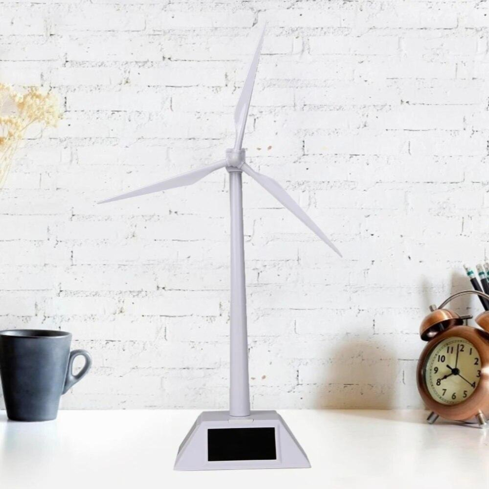 Desktop Model-Solar Powered Windmills/Wind Turbine&Abs Plastics 885678812977