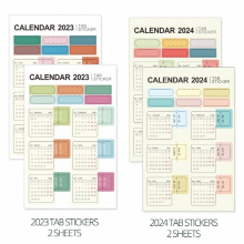 MyPretties 2 Sheets/Set Calendar Tab Stickers Planner Monthly Schedule Mark Agenda Stationery Stickers N.1387 N.1451