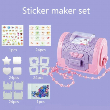 DIY Sticker Maker Toys Party Favor Creative 3D Sticker Machine Early Learning Educational Toys For Girls Kids