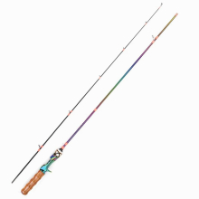 (Casting Rod White-1.8M 1.8 m) Fishing Rod with Solid Tip Lure 5-20g Fast Ultralight Spinning Casting Rods for Carp Bass Jigging 2 Section Strong Pulling Force