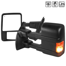 Power Heated Towing Mirrors with Amber LED Blinker for 2008-2018 Ford F250