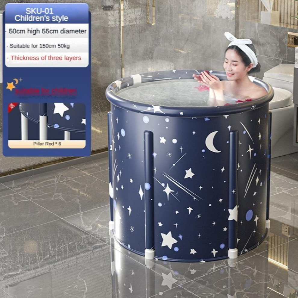 Bath Bucket Adult Folding Bathtub Bidet Body Large Bathtub Thicken Shower Barrel Foldable Tub Portable Spa Bathtub 885678838366