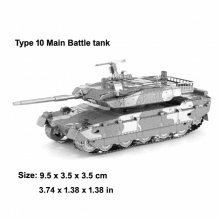 Tank 3D Metal Puzzle Chieftain Tank MK50 chi-ha tank M1 Abrams Tank KITS Assemble Jigsaw Puzzle Gift Toys For Children