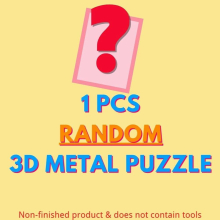 Random 3D Metal Assembly Model World Building DIY Puzzle Adult Kids Toy Style Gift Fighter Castle Drum Metal Puzzles