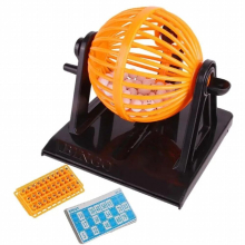 Bingo Lottery Game Family Lottery Machine Bingo Game for Kids Lucky Game Family Lottery Draw Machine Party Game Props for Home