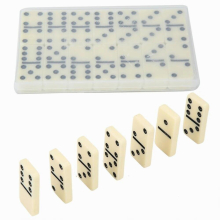 28Pcs/Set Wooden Domino Board Games Travel Funny Table Game Domino Toys Kid Children Educational Toys For Children