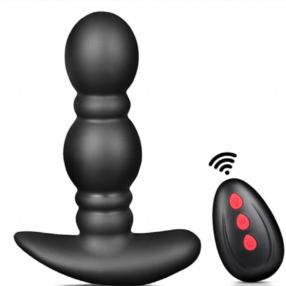 10 Modes Anal Vibrator Inflatable Vibration Silicone Anus Beads Butt Plug Sex Toys For Women Men Couples Flirting Adult Games