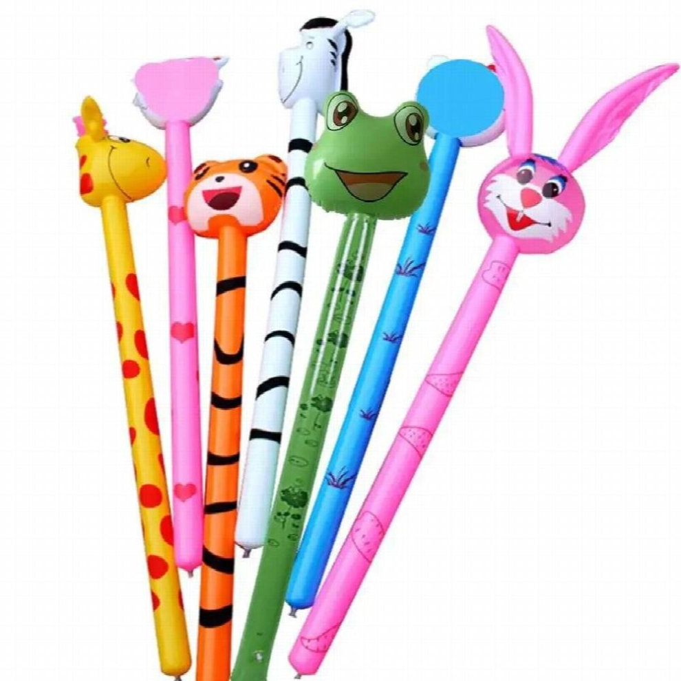 Children Inflatable Animal Stick Toy Fun PVC Cartoon Jungle Animal Home Party Decoration Balloon With Sound-image-OPC-PD255QD-NEW