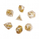7 Pieces Polyhedral Dicess Set Built in Skull for Tabletop Game Math Game Role Play 4