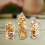 7 Pieces Polyhedral Dicess Set Built in Skull for Tabletop Game Math Game Role Play 6