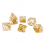 7 Pieces Polyhedral Dicess Set Built in Skull for Tabletop Game Math Game Role Play 2