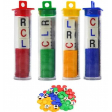 Left Center Right Fun Four Game Dice With Chips Game Dice Parent-child Interaction Family Gathering Table Game Toys