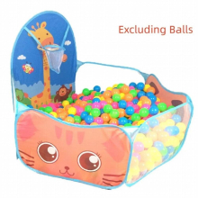 Children Ball Pool Tent Foldable Shootable Ball Pit Play Tent Easy Clean Durable Parent-Child Interaction for Kids Holiday