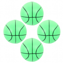 1 Set of Plastic Glow In The Dark Basketball Children Training Basketball with Inflator