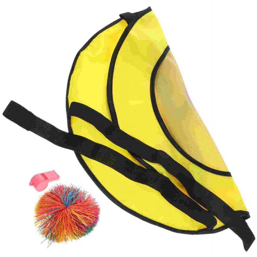 Net Bag Toy Beach Playground Catch Game Toys Sticky Hand Eye Coordination Ball Cloth Toss Paddle