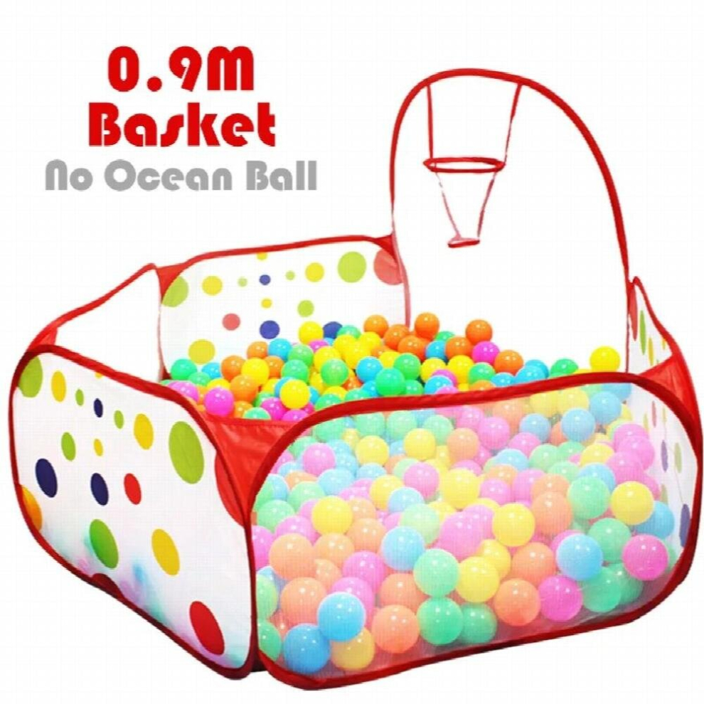 1.5M/1.2M/0.9M Playpen for Children Infant Baby Ball Pool with Basket Playground Tent Ocean Ball Pit Portable Indoor Toys Girls