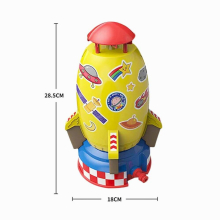 Rocket Launcher Toys Water Sprinkler Flying Toy Fun Interaction Outdoor Child Games Water Play Watering Rocket Toys for Kids