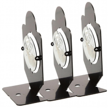 3 Pcs Tool Shoot Targets Gong Outdoor Rotary Practice Metal Shooting Training Accuracy Child