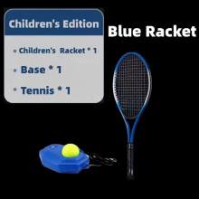 Tennis Trainer Single Player With Line Rebound Self Training Artifact Beginners One Person Tennis Racquet Childrens Suit