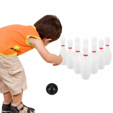 Bowling Set Kids Ball Balls for Children Indoor Outdoor Games Plastic Bowling Toy Toddler Sports Educational Entertainment Gift