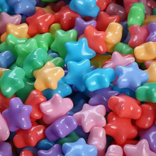 50Pcs Colorful Star Love Ball Pits Soft Plastic Water Pool Ocean Ball Stress Air Ball Outdoor Sports Toys For Children Kids Baby