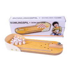 Childrens Bowling Board Sports Games Wooden Toys Mini Bowling Ball Infant Parent-Child Interactive Fun Toy Birthday Gift