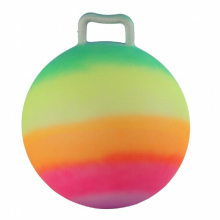 Diameter 18 Inch Sports Hopping Ball for Kids Bouncy Ball Jumping Ball with Handle Kids Outdoor Toys