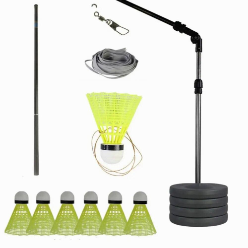 Badminton Trainer Robot Professional Stretch Badminton Training Tool Exercise Selfstudy Practice Machine Rebound Badminton Set